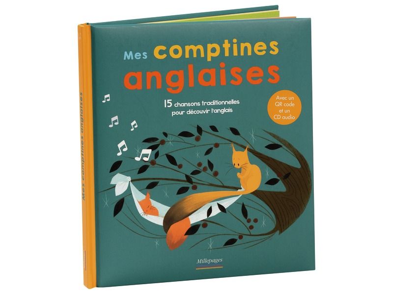 LIVRE CD MES COMPTINES ANGLAISES