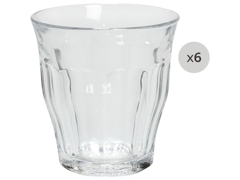 DURALEX TEMPERED GLASS TABLEWARE Picardie glasses