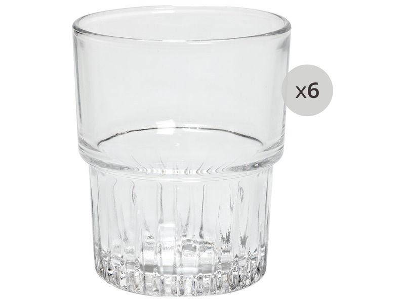 DURALEX TEMPERED GLASS TABLEWARE Stackable glasses