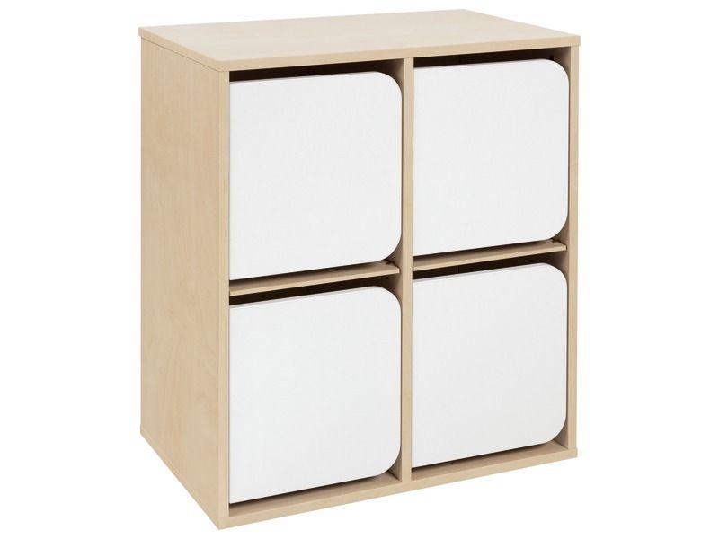 CASIER AVEC PORTES Vesti'Bulle 4 cases H: 81 cm