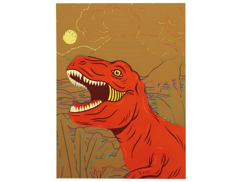 SCRATCH ART CARDS Dinosaurs