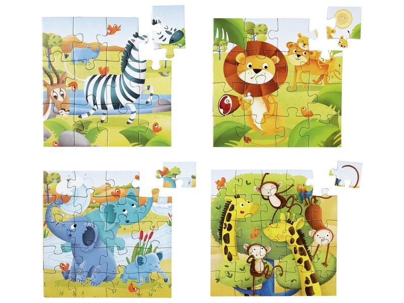 PUZZLES PROGRESSIFS Animaux sauvages