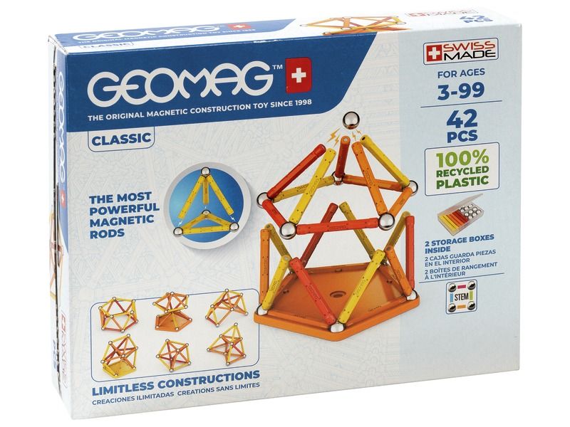 Geomag Classic MAGNETIC CONSTRUCTION 42 pieces