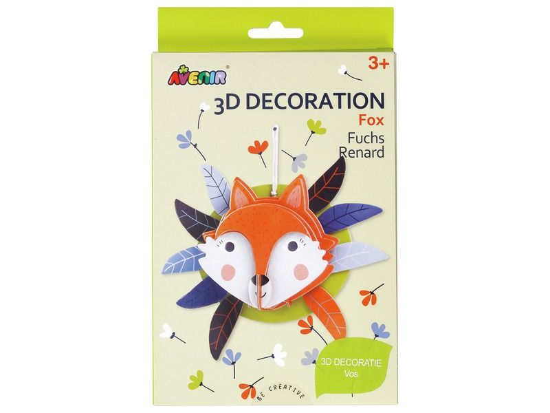 3D DECORATION CREATIVE KIT Fox