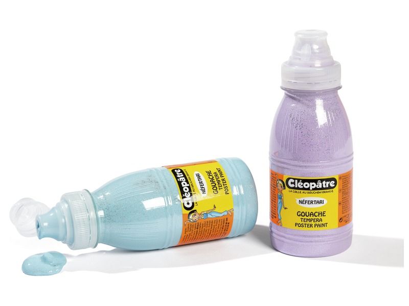GLITTER GOUACHE 4 x 250 ml – Pastel colours