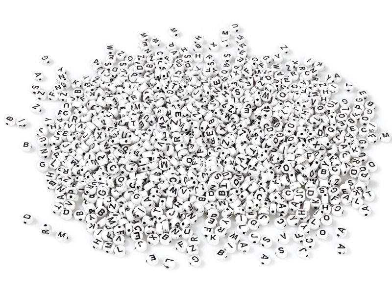 PERLES RONDES ALPHABET