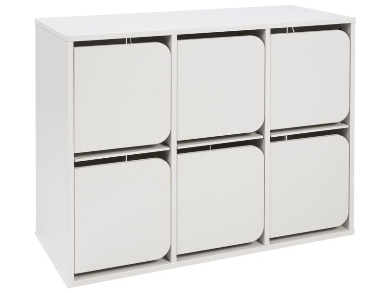 MEUBLE Vesti'Bulle Recto/verso 6 cases H: 81 cm