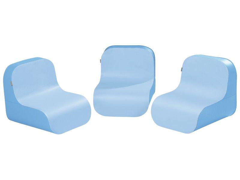 KIT of 3 Tic Tac LOW CHAIRS