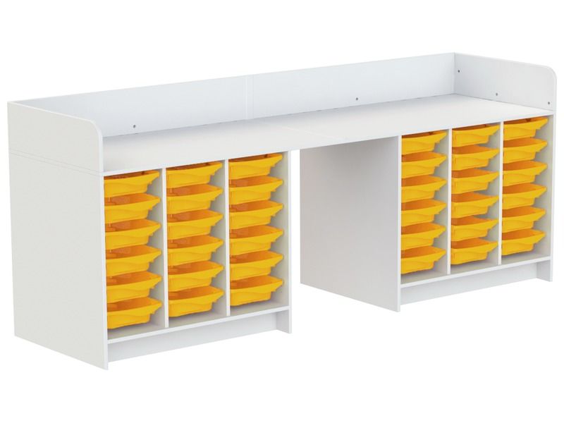 KAZÉO CHANGING TABLE 272 cm 36 stop-containers