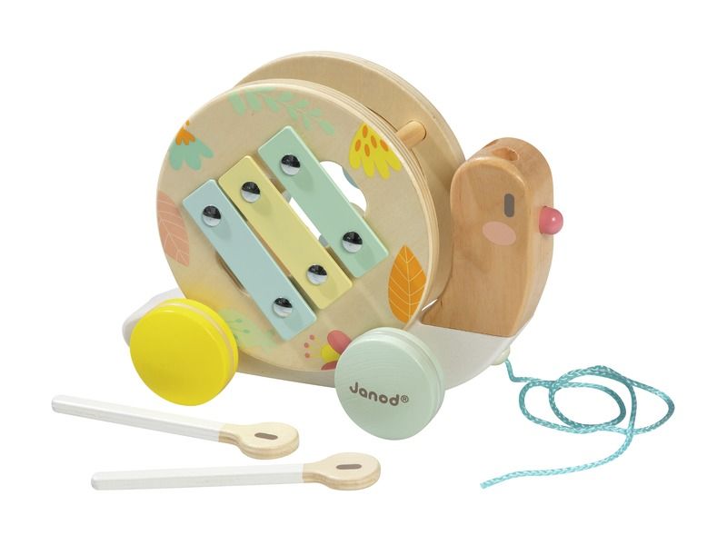 PULL-ALONG TOY Musical snail