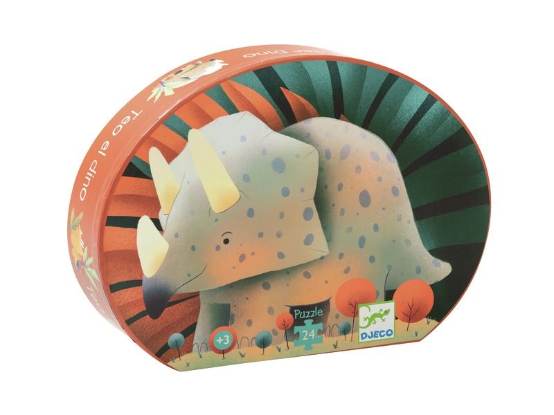 24-PIECE PUZZLE Theo the dino
