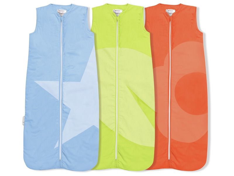 SET OF 3 COTTON SLEEPING BAGS 6–36 months