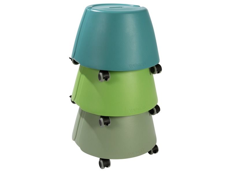 HOCKER MIT Rollen