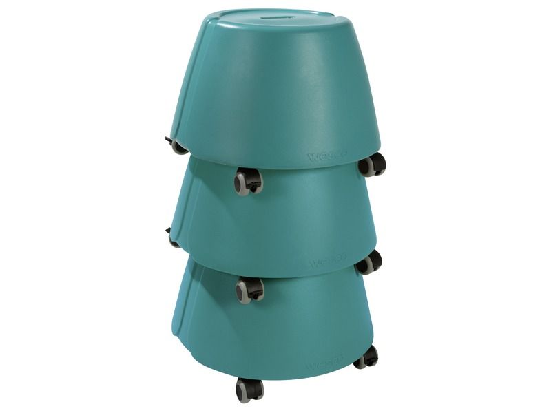 HOCKER MIT Rollen