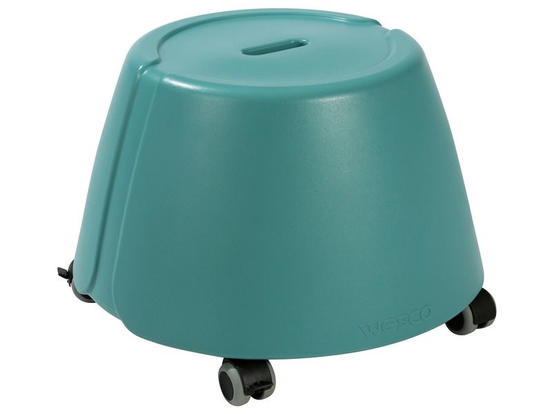 SET OF 3 STOOLS with castors