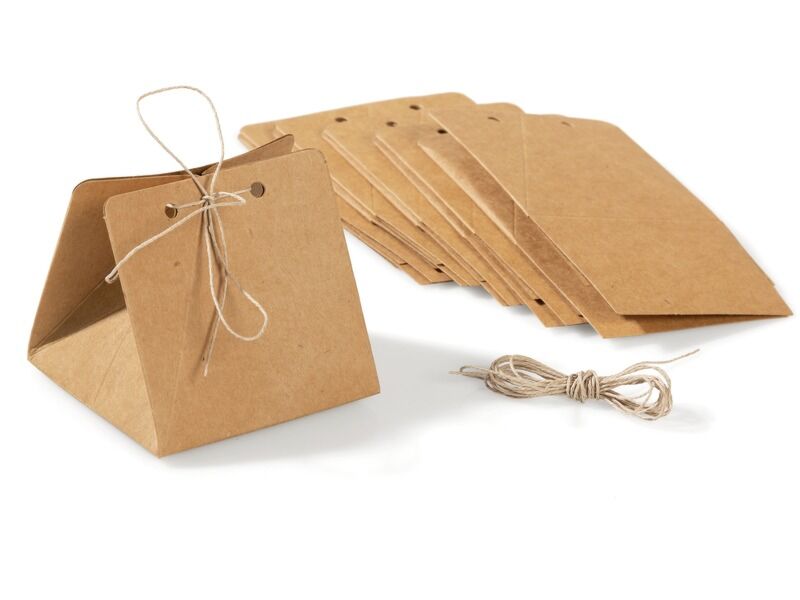 15 Boîtes Cadeaux En Carton Kraft Blanc - 8x8x8 Cm, Pliables - Parfaites Pour Emballer Bijoux, Bonbons, Petits Cadeaux