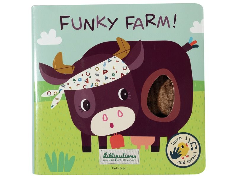 LIVRE TACTILE ET SONORE Funky farm !