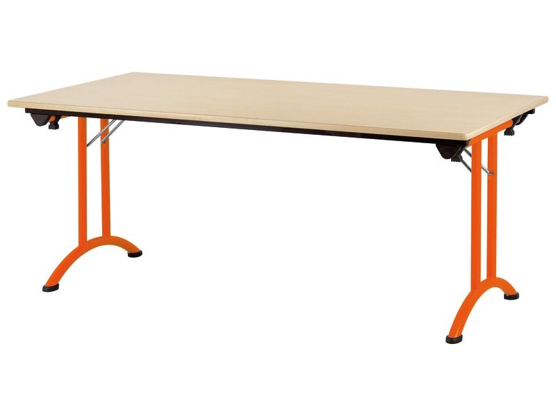TABLE PLIANTE PLATEAU STRATIFIÉ - L: 160 - l: 80 cm