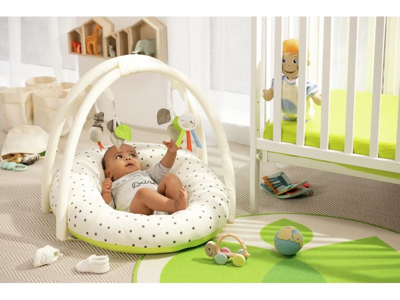 BABYMAT MET ONDERSTEUNING Fluweel met boog