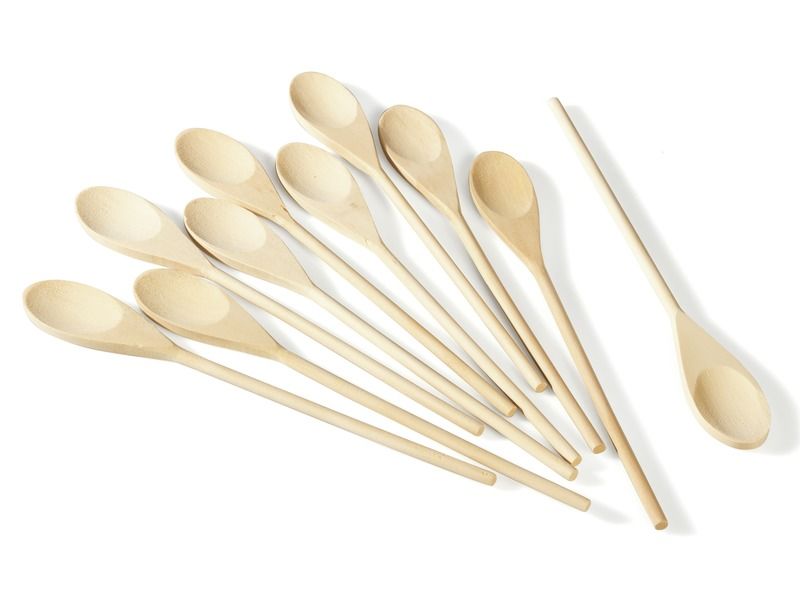 CUILLÈRES EN BOIS À DÉCORER Ovale