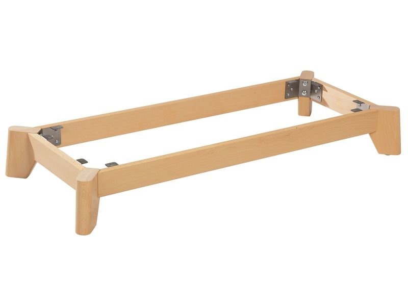 FUSSGESTELL AUS MASSIVHOLZ Mit Rahmen Für Möbel L: 105 cm