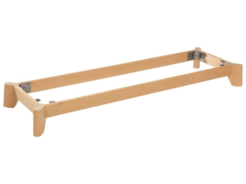 FUSSGESTELL AUS MASSIVHOLZ Mit Rahmen Für Möbel L: 139 cm
