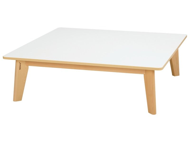 TABLE PLATEAU STRATIFIÉ NATURE - Carré 120x120 cm