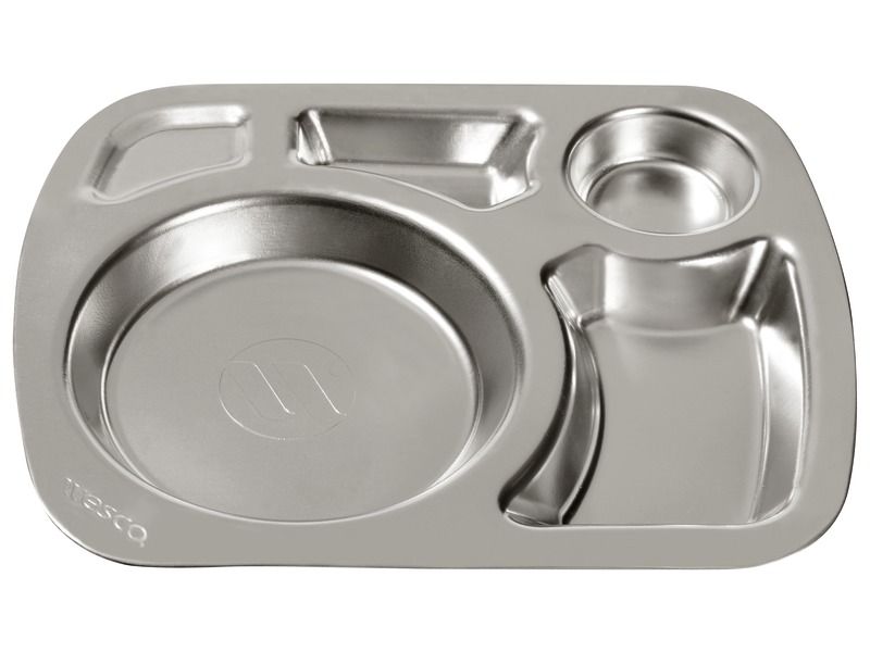 STAINLESS STEEL TABLEWARE Compartment tray