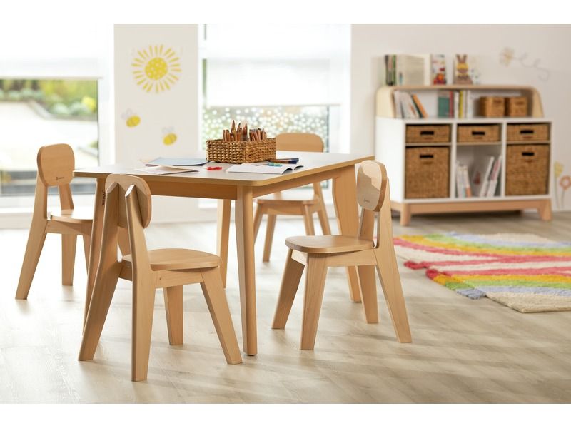 NATURE SOLID BEECH TABLE – 120x80 cm rectangle