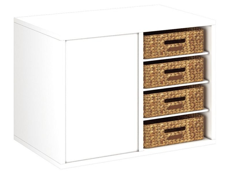 MELAMINE COATED UNIT H: 51 cm - W: 70.5 cm 8 baskets – 6 shelves