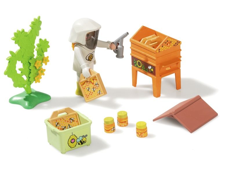 APICULTRICE AVEC RUCHE PLAYMOBIL
