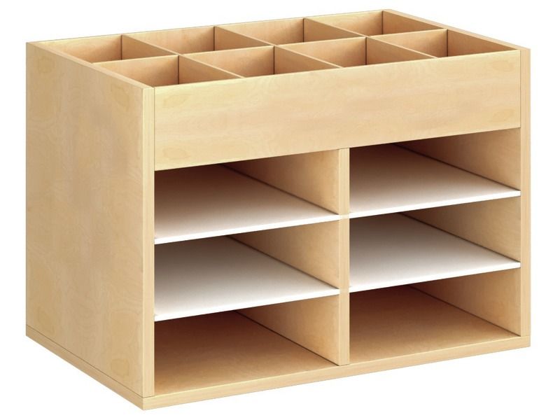 GELAMINEERD MEUBEL H: 51 cm - L: 70,5 cm 4 legplanken