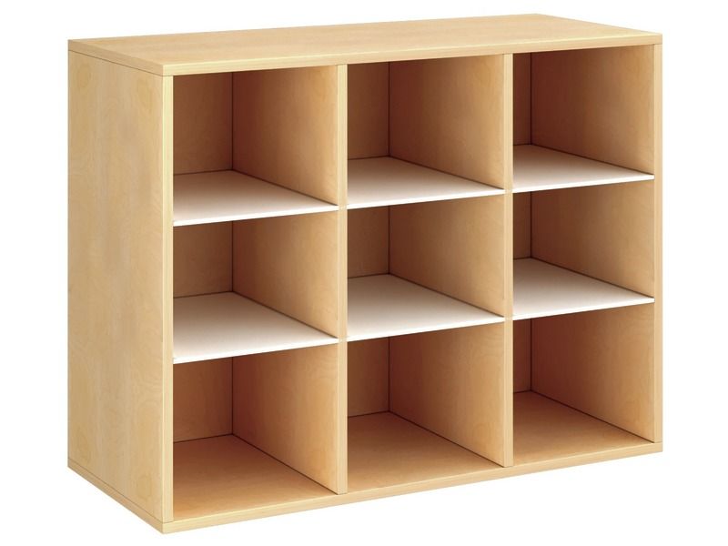 MEUBLE MÉLAMINÉ H: 81 cm - L: 105 cm 6 étagères