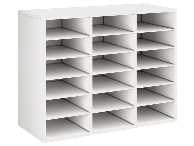 MEUBLE MÉLAMINÉ H: 81 cm - L: 105 cm 15 étagères