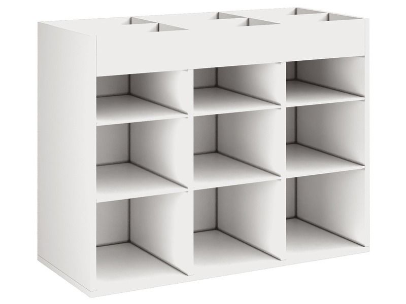 GEMELAMINEERD MEUBEL H: 81 cm - L: 105 cm 6 legplanken