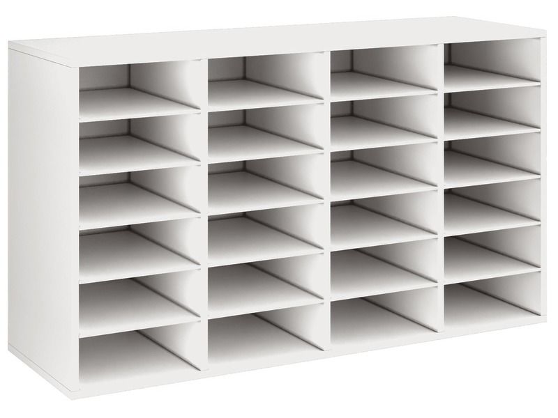 MEUBLE MÉLAMINÉ H: 81 cm - L: 139 cm 20 étagères
