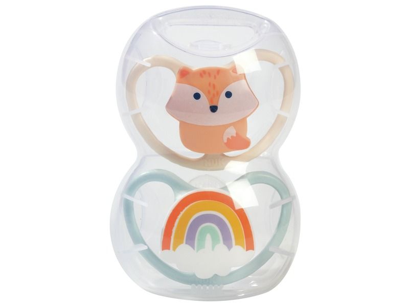 SPACE SILICONE DUMMIES 0-6 MONTHS