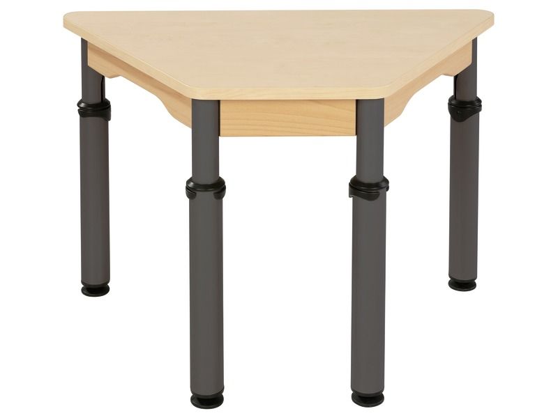 TABLE RÉGLABLE Plateau stratifié Trapèze 75x45 cm