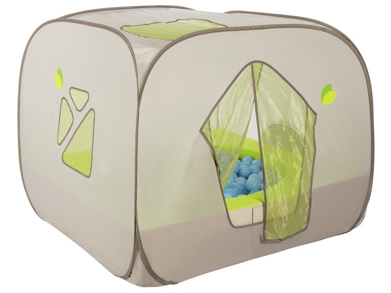 SET POP-UP-BIWAK-HÜTTE Mit Becken und Bällen