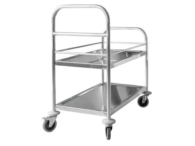 2-height METAL SERVICE TROLLEY