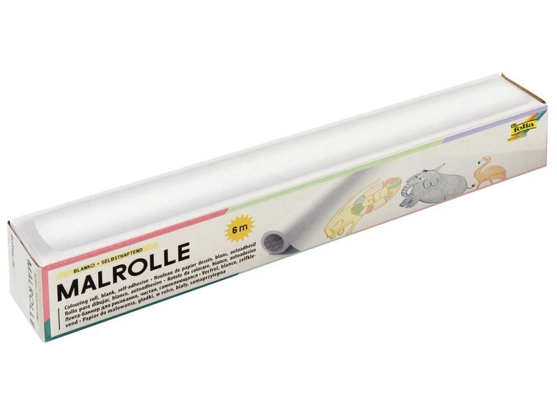 ROLO DE PAPEL PARA DESENHO AUTOCOLANTE LISO REPOSICIONÁVEL