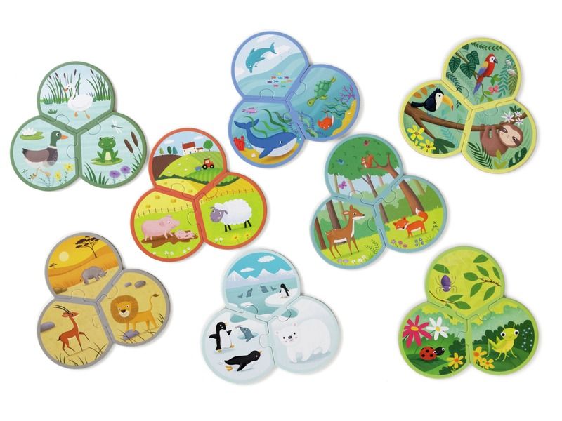 PUZZLE TRIO Dieren