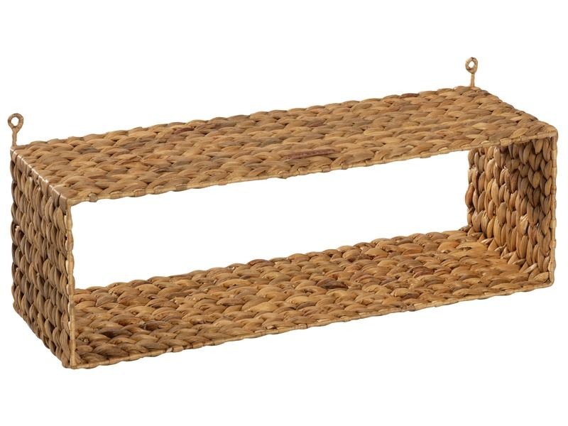 ÉTAGÈRE RECTANGLE en jacinthe d'eau