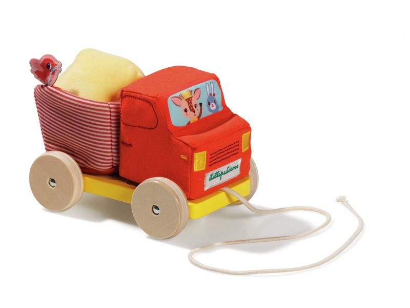PULL-ALONG TOY Dumper truck