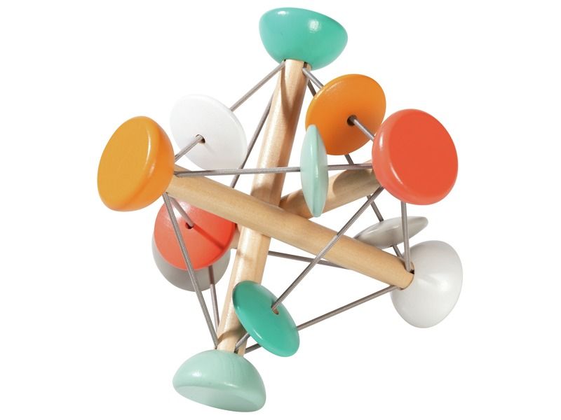 LERN- UND SPIELBALL AUS HOLZ