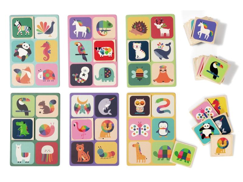 LOTO EN BOIS Andy Westface Les animaux