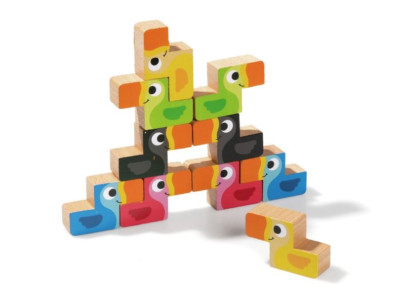 Stacking toucans BALANCE GAME
