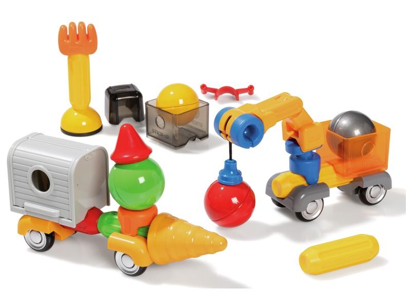 STICK-O MAGNETIC CONSTRUCTION Construction vehicles