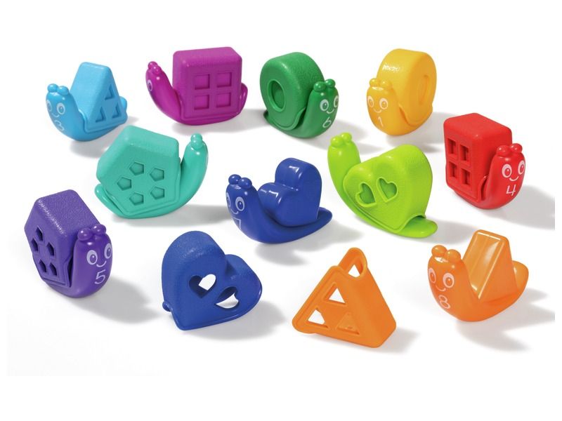 JEU D'ASSOCIATION Les escargots des formes