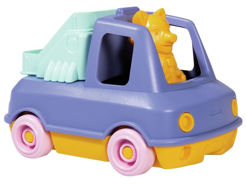 CAMION DE POMPIER AVEC PERSONNAGE ÉCO-CONÇU